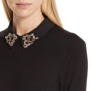 SUPER CUTE! Ted Baker Moliiee Embroidered Collar Sweater